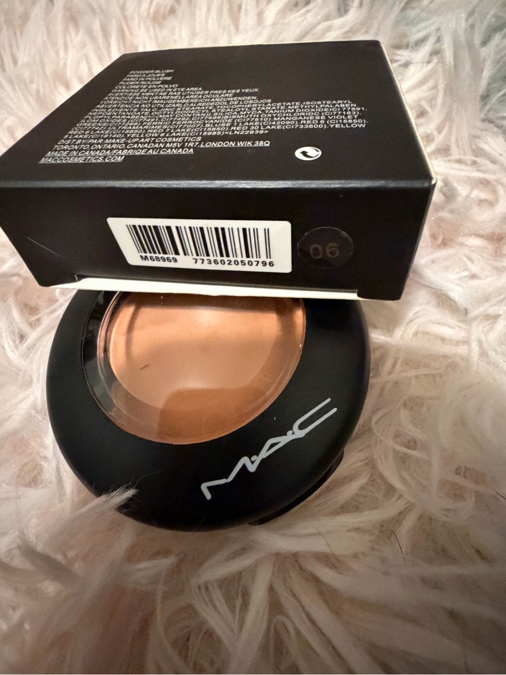 MAC Cosmetics blush Compact - Warm Peach (06)